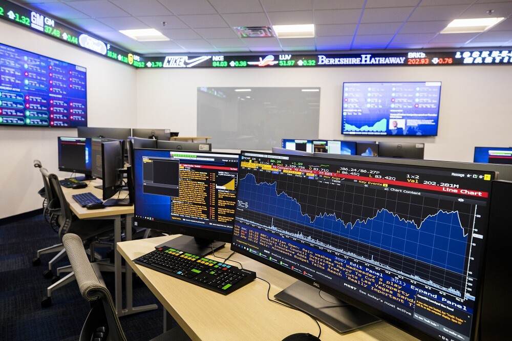 opening of the Sam Mahrouq financial markets lab